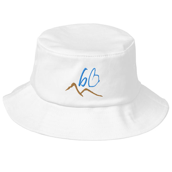 bb Mountains Logo Old School Bucket Hat