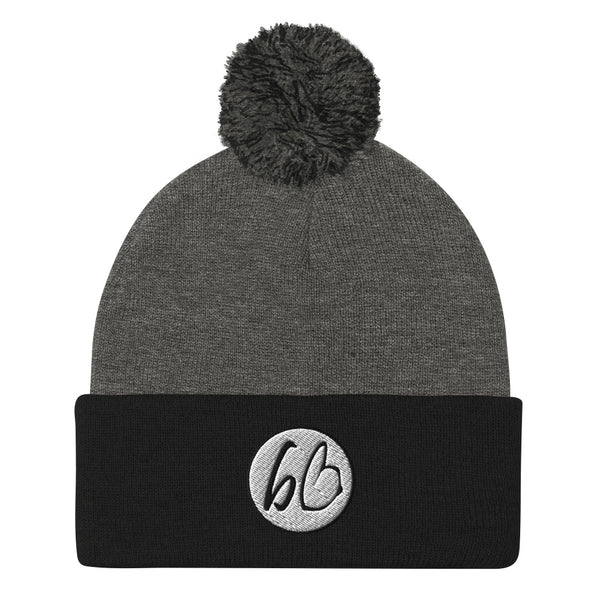 bb Patch Logo Pom-Pom Beanie