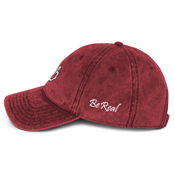 bb Logo Vintage Cotton Twill Hat