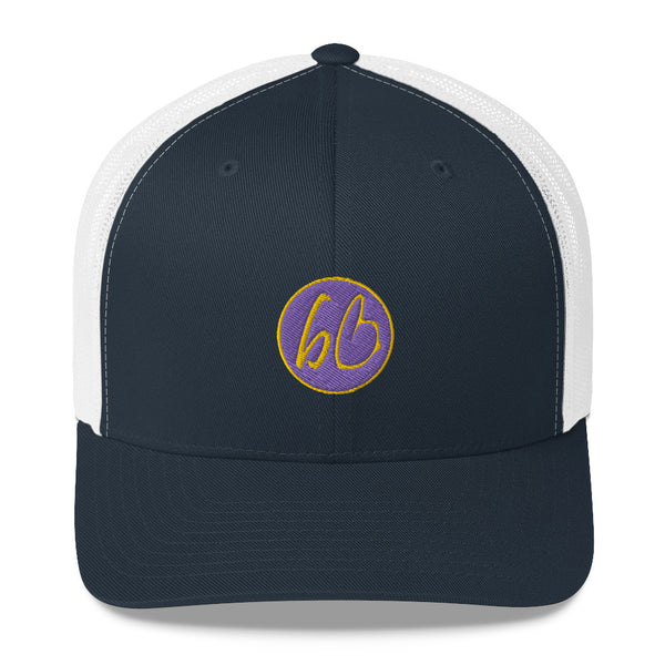 bb Circle Patch Logo Trucker Hat