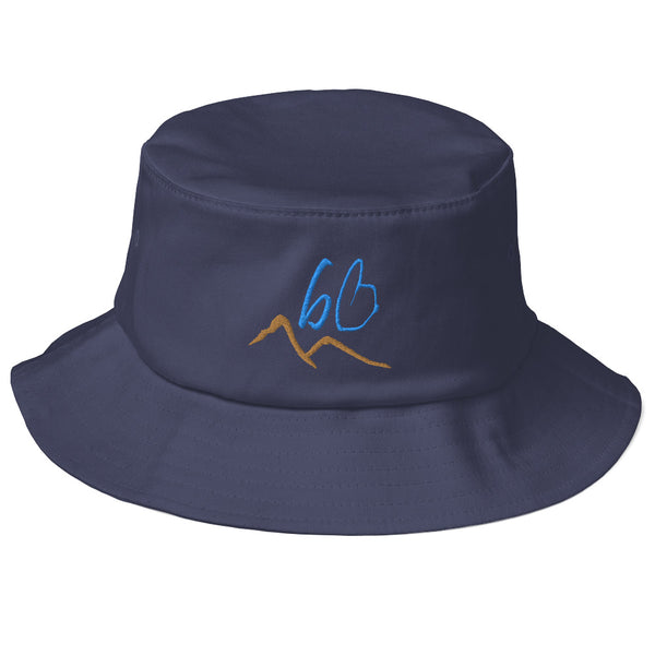 bb Mountains Logo Old School Bucket Hat