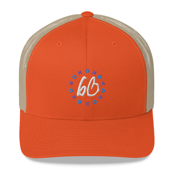 bb XO Logo Trucker Hat