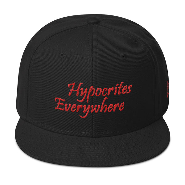 Hypocrites Everywhere Snapback Hat