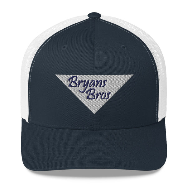 Upside Down Triangle Bryans Bros Logo Trucker Hat