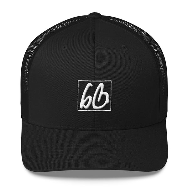 bb 3 D Puff Box Logo Trucker Hat