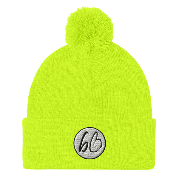 bb Patch Logo Pom-Pom Beanie