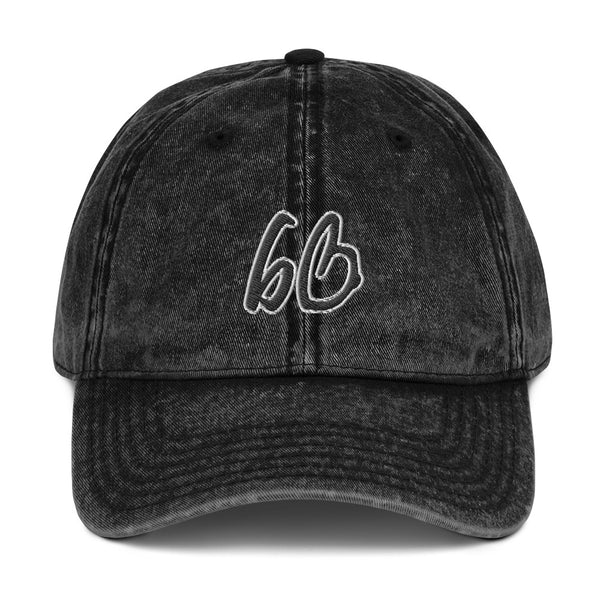 bb Logo Vintage Cotton Twill Dad Hat