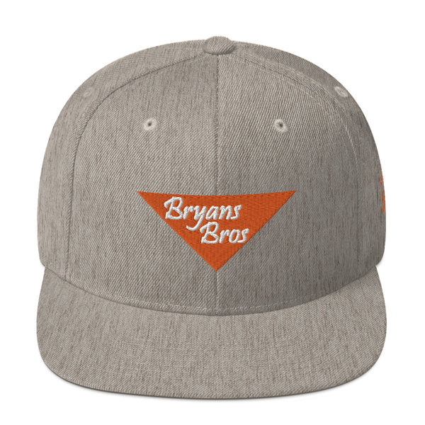 Upside Down Triangle Bryans Bros Logo Snapback Hat