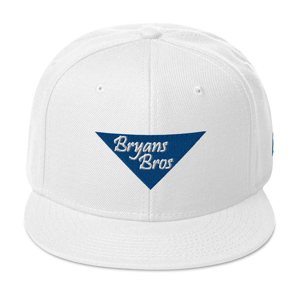 Upside Down Triangle Bryans Bros Logo Snapback Hat