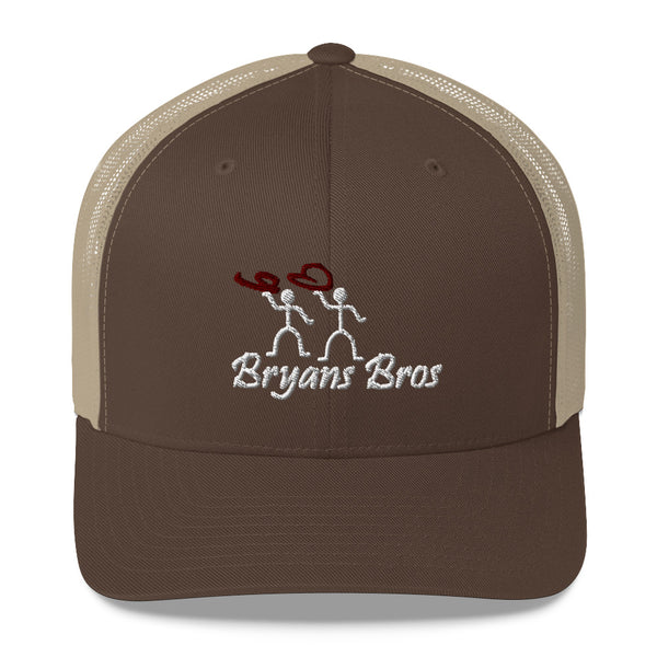 Bryans Bros Stickmen Logo Trucker Hat
