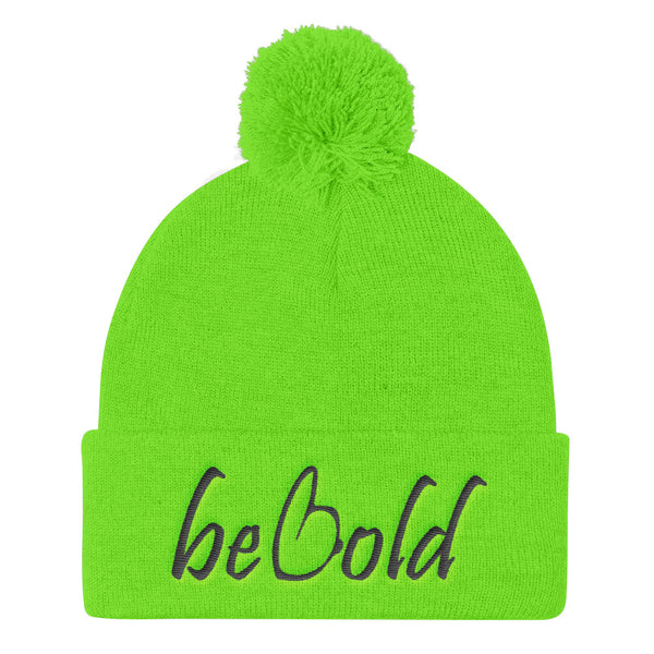 Be Bold Pom Pom Knit Beanie