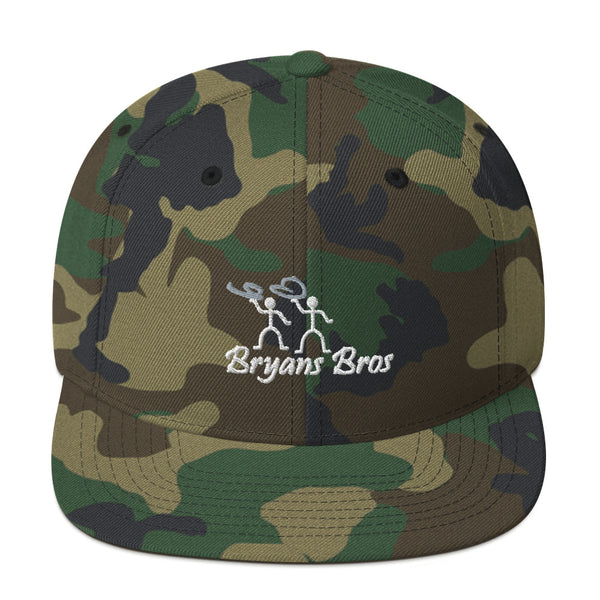 Bryans Bros Stickmen Logo Snapback Hat