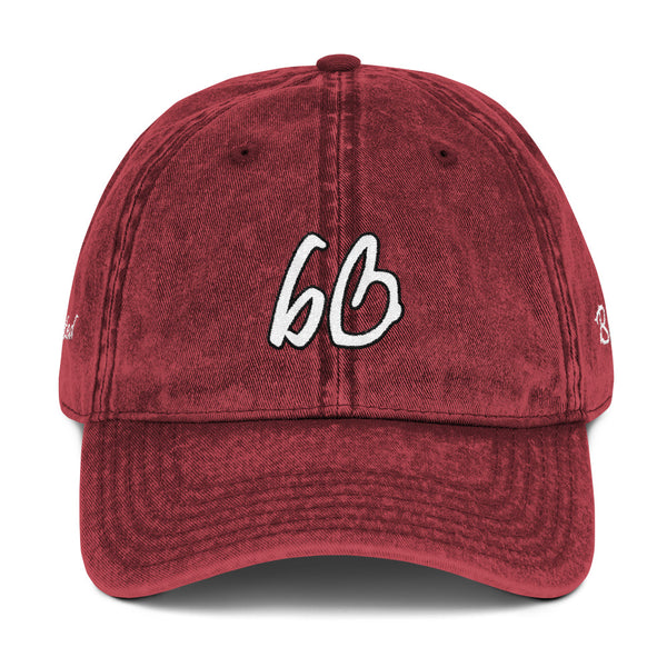 bb Logo Vintage Cotton Twill Hat