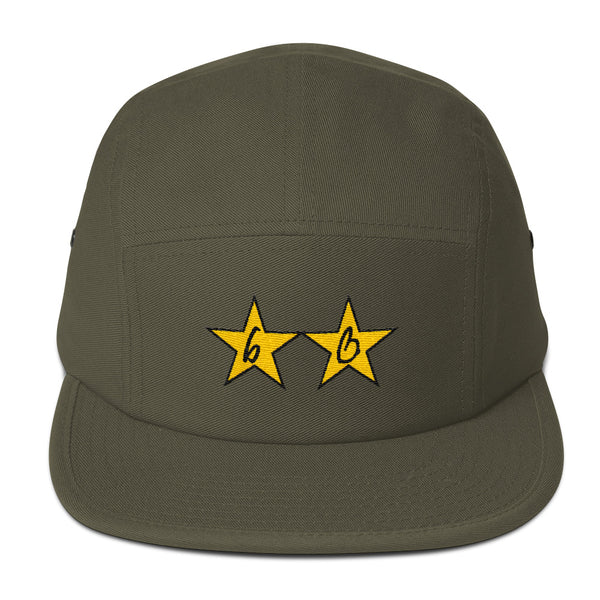 bb Gold Stars Five Panel Hat