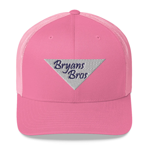 Upside Down Triangle Bryans Bros Logo Trucker Hat