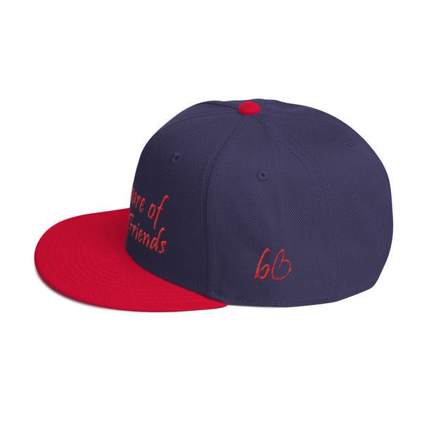 Beware of Fake Friends Snapback Hat