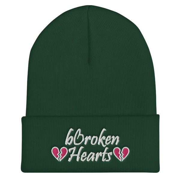 Broken Hearts Cuffed Beanie