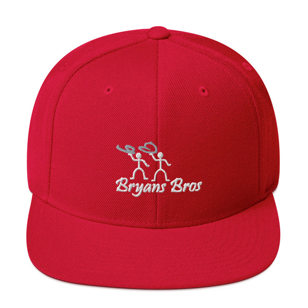 Bryans Bros Stickmen Logo Snapback Hat