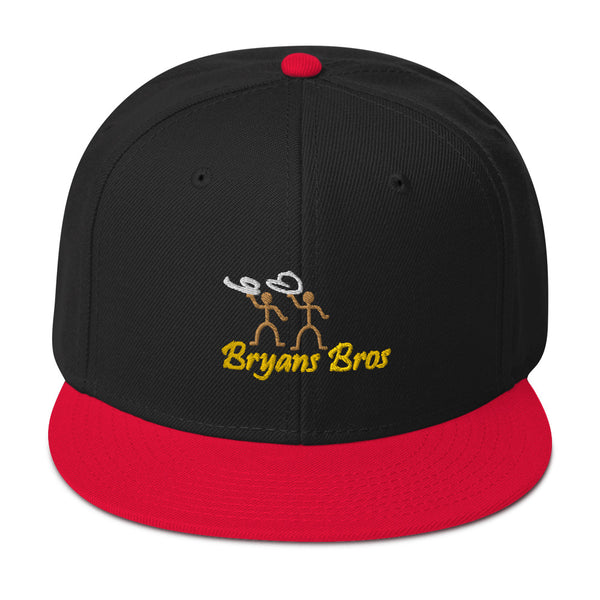 Bryans Bros Stickmen Logo Snapback Hat