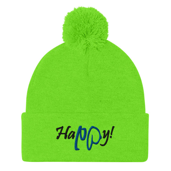 Happy! Pom-Pom Beanie