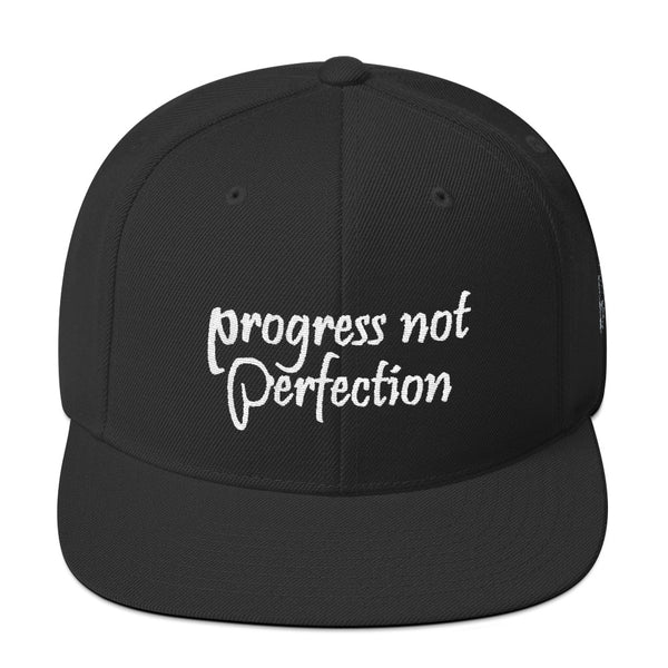 Progress Not Perfection Snapback Hat