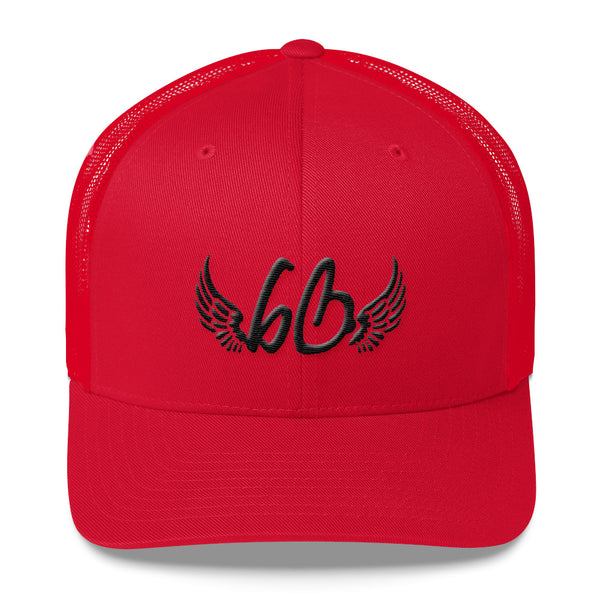 bb With Angel Wings Trucker Hat