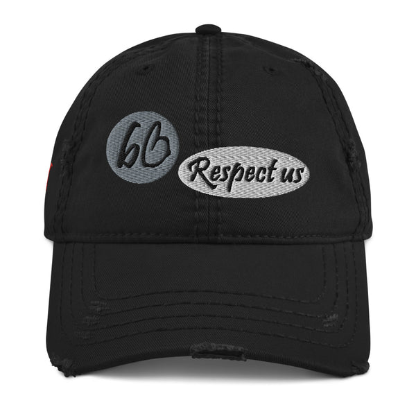 bb Respect Us Distressed Dad Hat