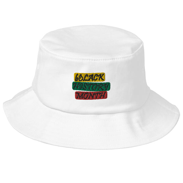 Black History Month Old School Bucket Hat