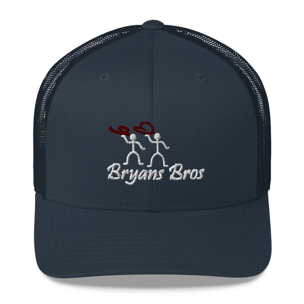 Bryans Bros Stickmen Logo Trucker Hat