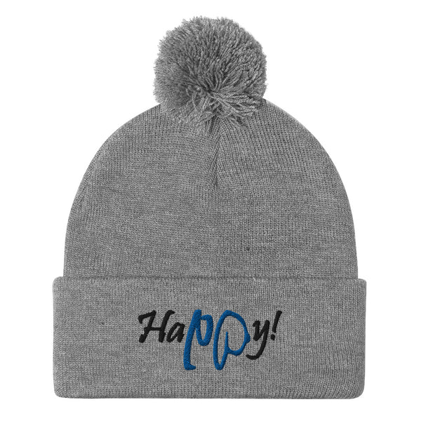 Happy! Pom-Pom Beanie