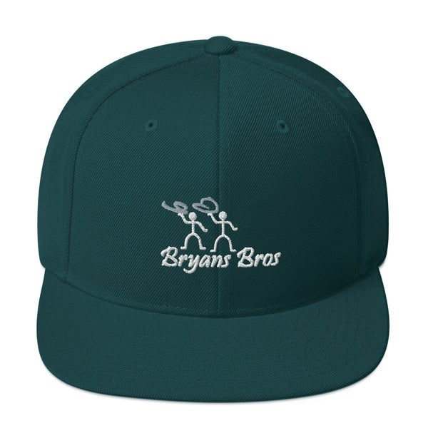 Bryans Bros Stickmen Logo Snapback Hat