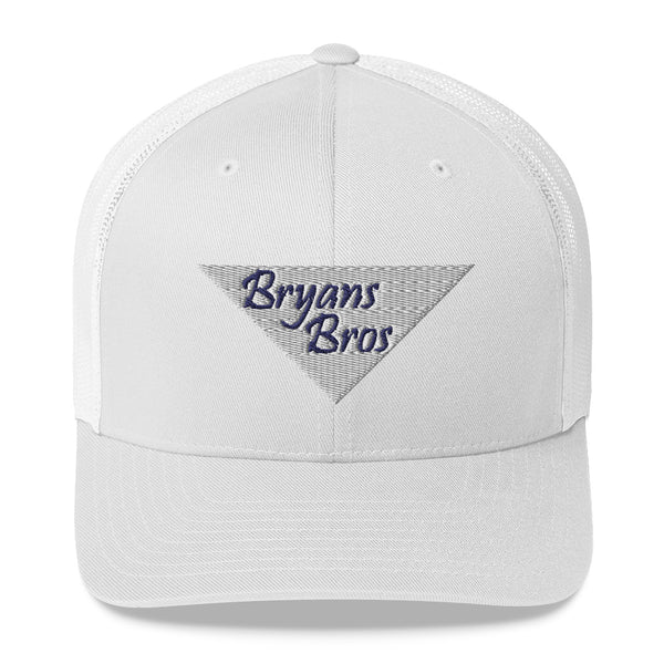 Upside Down Triangle Bryans Bros Logo Trucker Hat