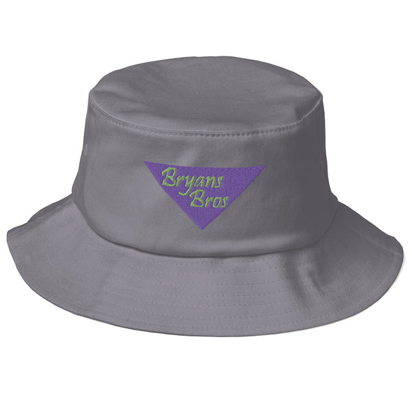 Upside Down Triangle Bryans Bros Logo Old School Bucket Hat