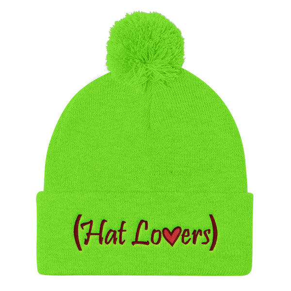 Hat Lovers Pom Pom Knit Beanie