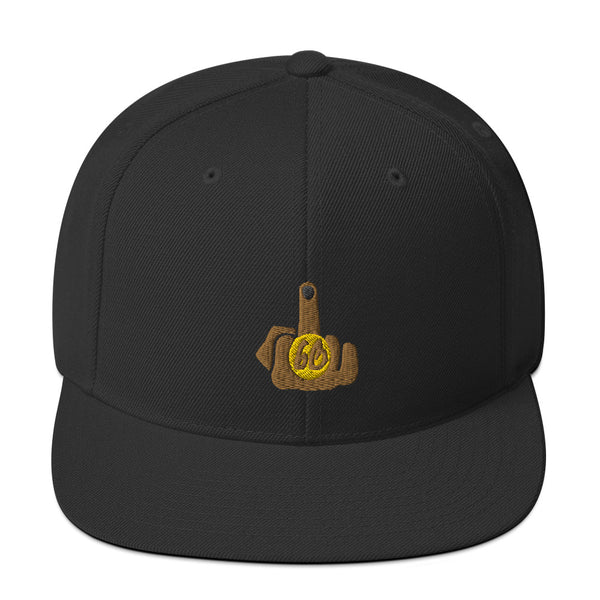 Middle Finger To The World Snapback Hat