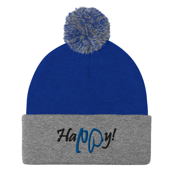 Happy! Pom-Pom Beanie