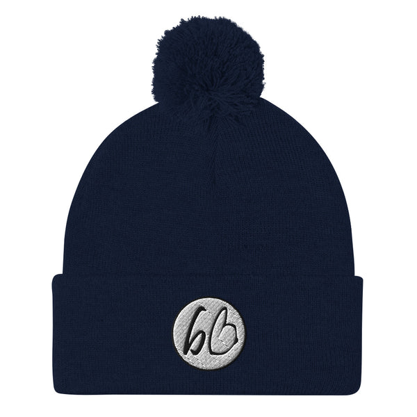bb Patch Logo Pom-Pom Beanie