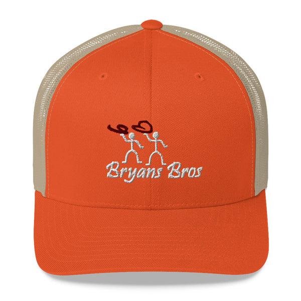 Bryans Bros Stickmen Logo Trucker Hat