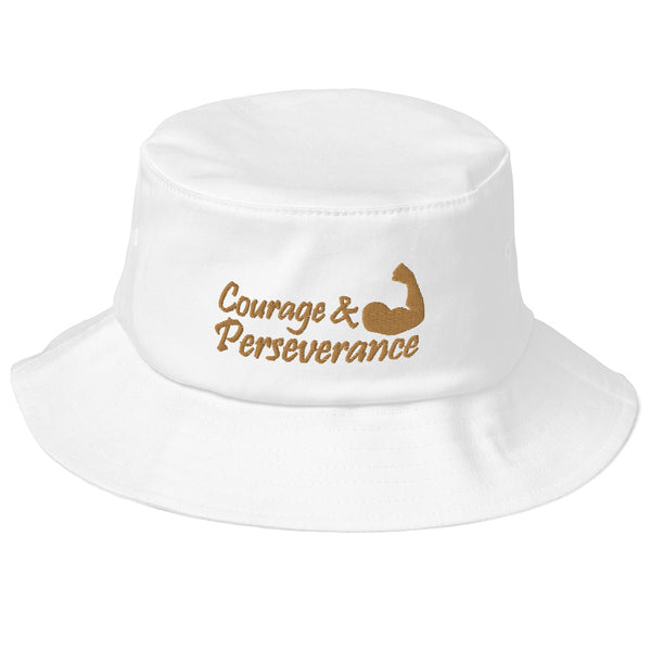 Courage & Perseverance Old School Bucket Hat