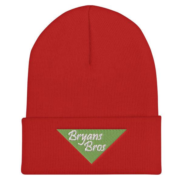 Upside Down Triangle Bryans Bros Logo Cuffed Beanie