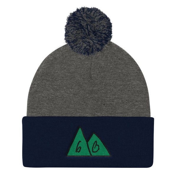 bb On An Island Pom Pom Knit Beanie