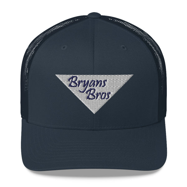 Upside Down Triangle Bryans Bros Logo Trucker Hat
