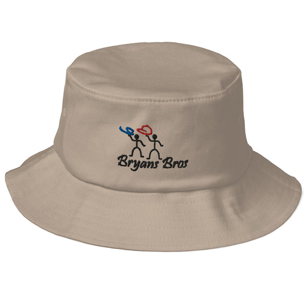 Bryans Bros Stickmen Logo Old School Bucket Hat