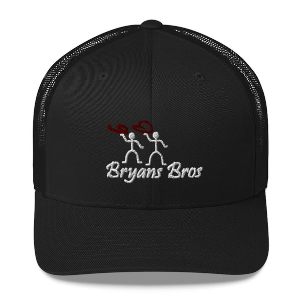 Bryans Bros Stickmen Logo Trucker Hat