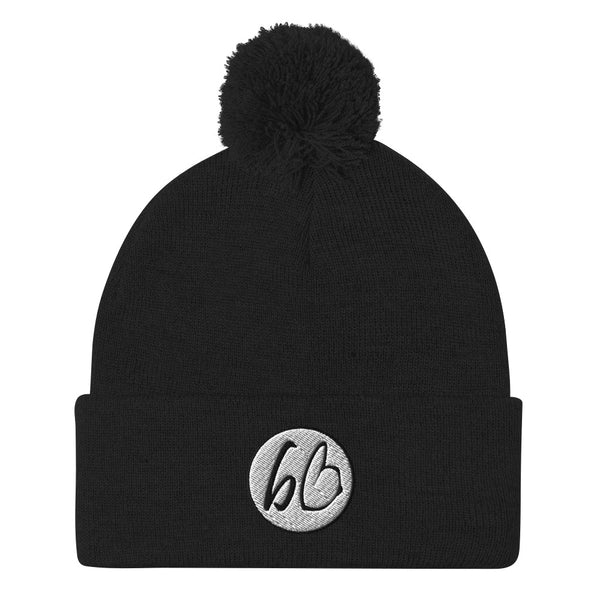 bb Patch Logo Pom-Pom Beanie