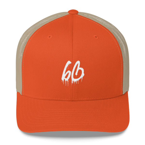 bb Drip Logo Trucker Hat