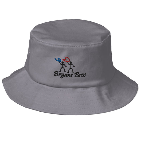Bryans Bros Stickmen Logo Old School Bucket Hat