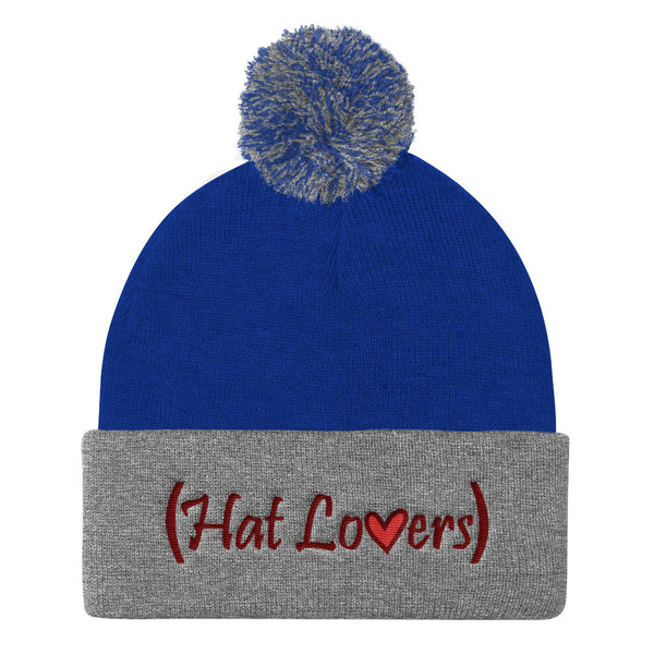 Hat Lovers Pom Pom Knit Beanie