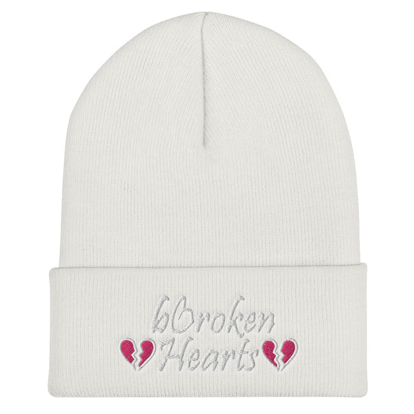 Broken Hearts Cuffed Beanie