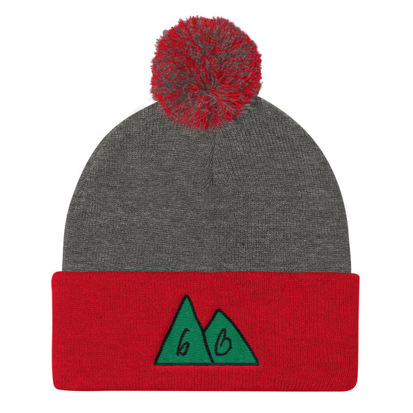 bb On An Island Pom Pom Knit Beanie